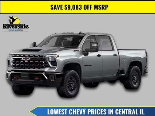 Gray 2026 Chevrolet Silverado 2500 Crew Cab, Standard Bed, XR2, 4WD
