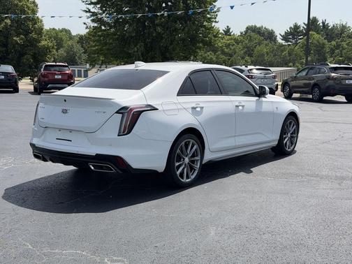 Summit White 2025 Cadillac CT4 Sport