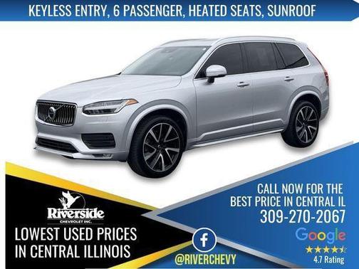 Bright Silver Metallic 2021 Volvo XC90 T6 Momentum