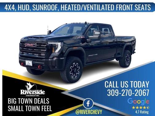 Onyx Black 2025 GMC Sierra 2500 AT4X