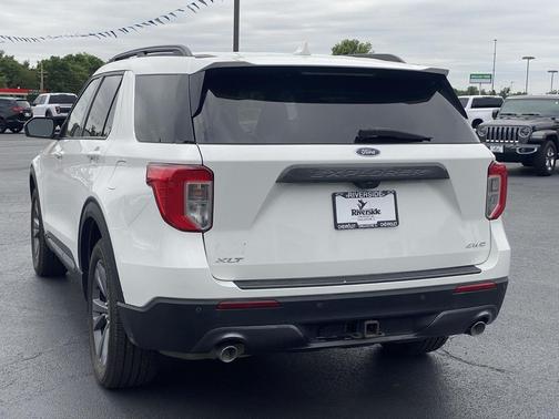 Star White Metallic Tri-Coat 2023 Ford Explorer XLT