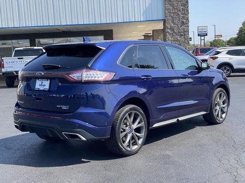 Kona Blue Metallic 2016 Ford Edge Sport