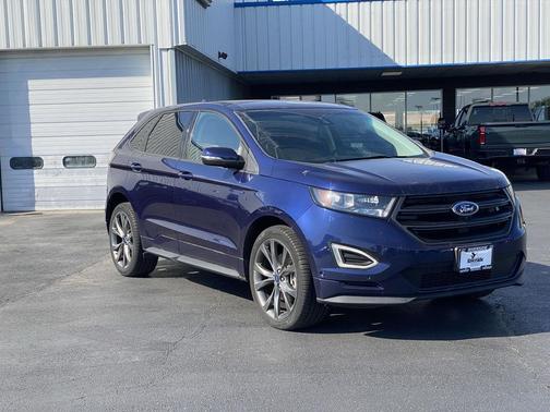 Kona Blue Metallic 2016 Ford Edge Sport