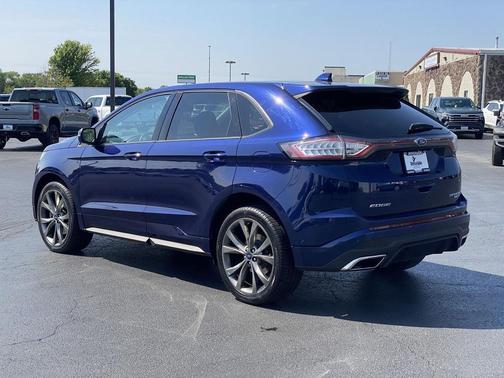 Kona Blue Metallic 2016 Ford Edge Sport