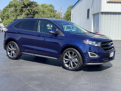 Kona Blue Metallic 2016 Ford Edge Sport