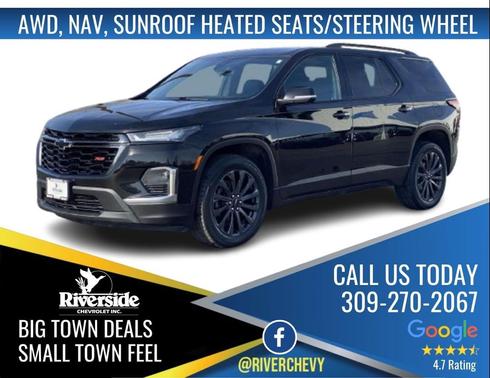 Mosaic Black Metallic 2023 Chevrolet Traverse RS