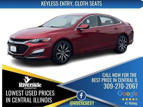 Cajun Red Tintcoat 2020 Chevrolet Malibu FWD RS