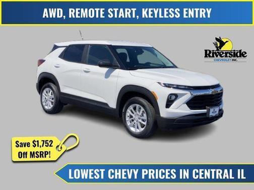 Summit White 2026 Chevrolet Trailblazer LS