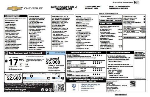 2023 Chevrolet Silverado 1500 LT Trail Boss