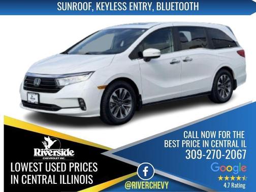 Platinum White Pearl 2024 Honda Odyssey EX-L