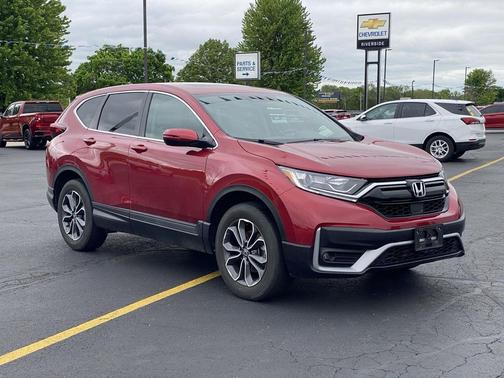 Radiant Red Metallic 2022 Honda CR-V AWD EX
