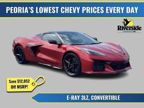 Red Mist Metallic Tintcoat 2026 Chevrolet Corvette E-Ray Convertible, 3LZ, RWD