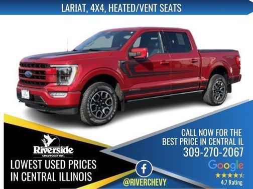 Rapid Red Metallic Tinted Clearcoat 2021 Ford F-150 Lariat