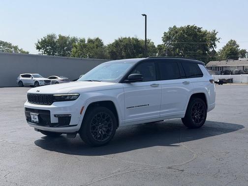 Bright White Clearcoat 2025 Jeep Grand Cherokee L Summit