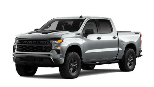 Gray 2026 Chevrolet Silverado 1500 Custom Trail Boss