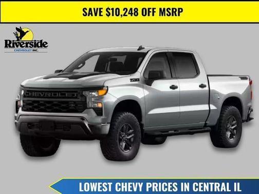 Gray 2026 Chevrolet Silverado 1500 Custom Trail Boss