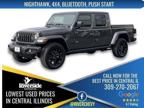 Granite Crystal Metallic Clearcoat 2024 Jeep Gladiator Nighthawk