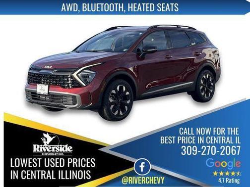 Dawning Red 2024 Kia Sportage X-Line