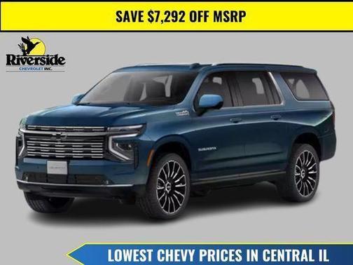 Lakeshore Blue Metallic 2026 Chevrolet Suburban High Country, 4WD