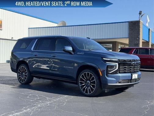 Lakeshore Blue Metallic 2026 Chevrolet Suburban High Country, 4WD