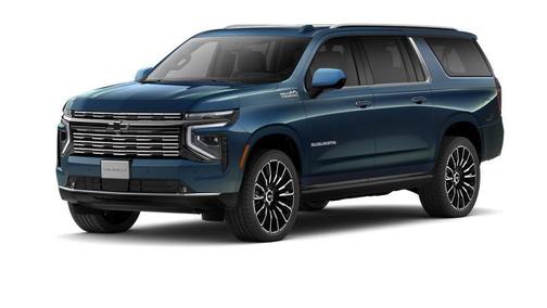 Lakeshore Blue Metallic 2026 Chevrolet Suburban High Country, 4WD