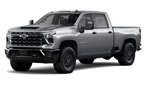 Gray 2026 Chevrolet Silverado 2500 Crew Cab, Standard Bed, XR2, 4WD