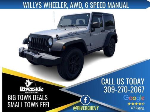 Billet Silver Metallic Clearcoat 2016 Jeep Wrangler Willys Wheeler