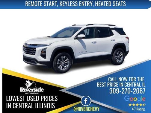 Summit White 2025 Chevrolet Equinox 1LT