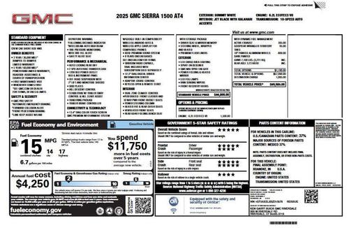 2025 GMC Sierra 1500 AT4