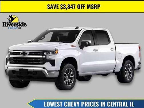 Summit White 2026 Chevrolet Silverado 1500 LT