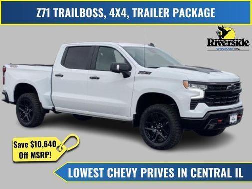 Summit White 2026 Chevrolet Silverado 1500 LT Trail Boss