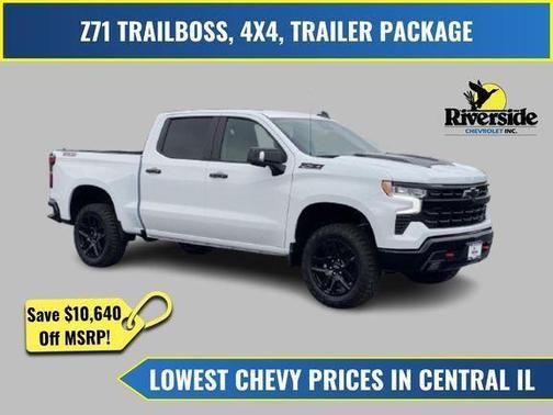 Summit White 2026 Chevrolet Silverado 1500 LT Trail Boss