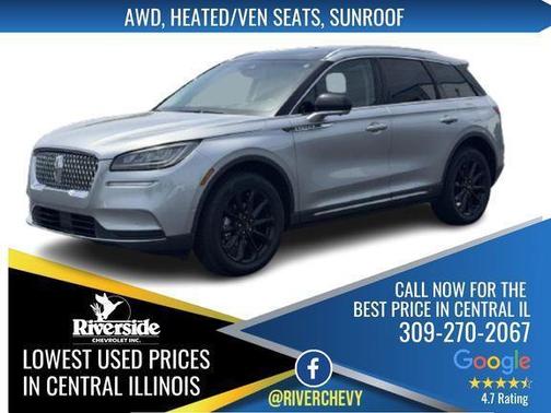 Silver Radiance Metallic Clearcoat 2022 Lincoln Corsair Standard
