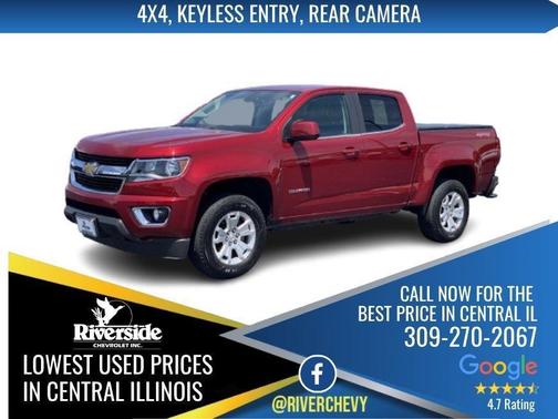 Cajun Red Tintcoat 2019 Chevrolet Colorado LT