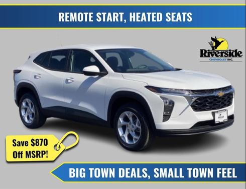 Summit White 2026 Chevrolet Trax LS