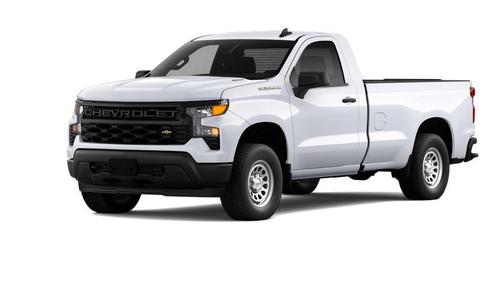 Summit White 2026 Chevrolet Silverado 1500 WT