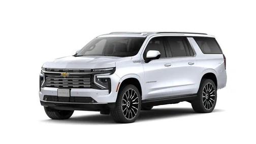 Polar White Tricoat 2026 Chevrolet Suburban High Country, 4WD