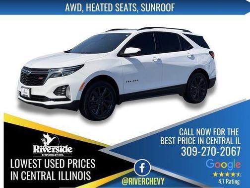 Summit White 2023 Chevrolet Equinox RS