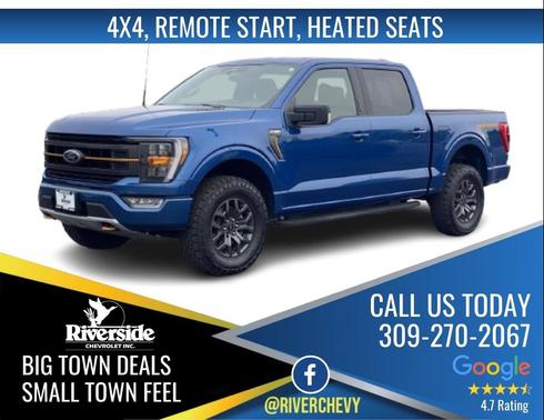 Atlas Blue Metallic 2022 Ford F-150 Tremor