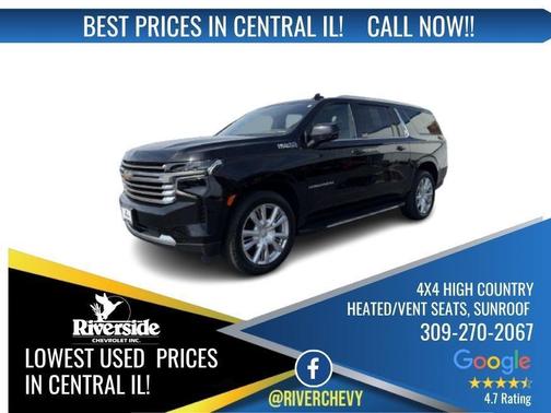 Black 2023 Chevrolet Suburban 4WD High Country