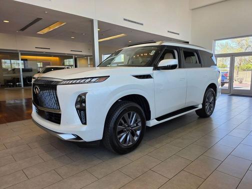 Radiant White 2026 INFINITI QX80 PURE AWD