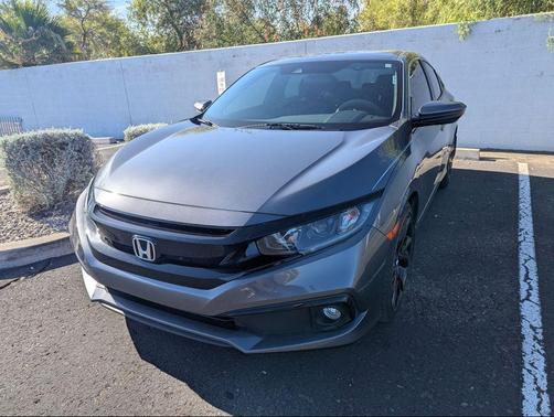 Modern Steel Metallic 2019 Honda Civic Sport