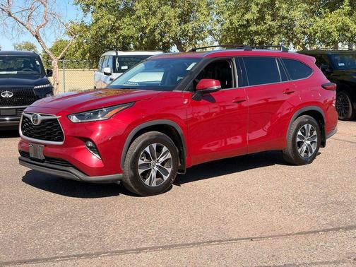 Ruby Flare Pearl 2021 Toyota Highlander XLE