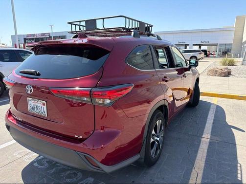 Ruby Flare Pearl 2021 Toyota Highlander XLE