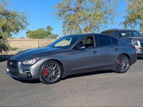 Graphite Shadow 2023 INFINITI Q50 3.0t RED SPORT 400