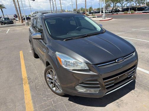 White Platinum Metallic Tri-Coat 2015 Ford Escape SE