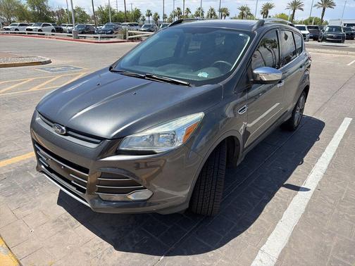 White Platinum Metallic Tri-Coat 2015 Ford Escape SE