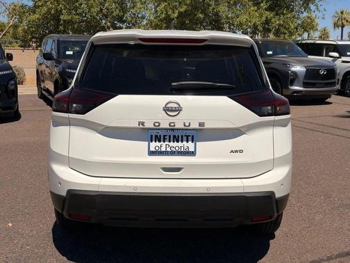 White 2024 Nissan Rogue S