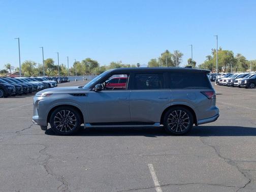 Dynamic Metal/Black Obsidian 2026 INFINITI QX80 AUTOGRAPH AWD