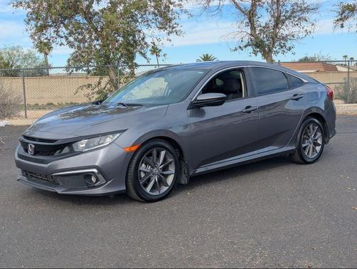 Modern Steel Metallic 2020 Honda Civic EX